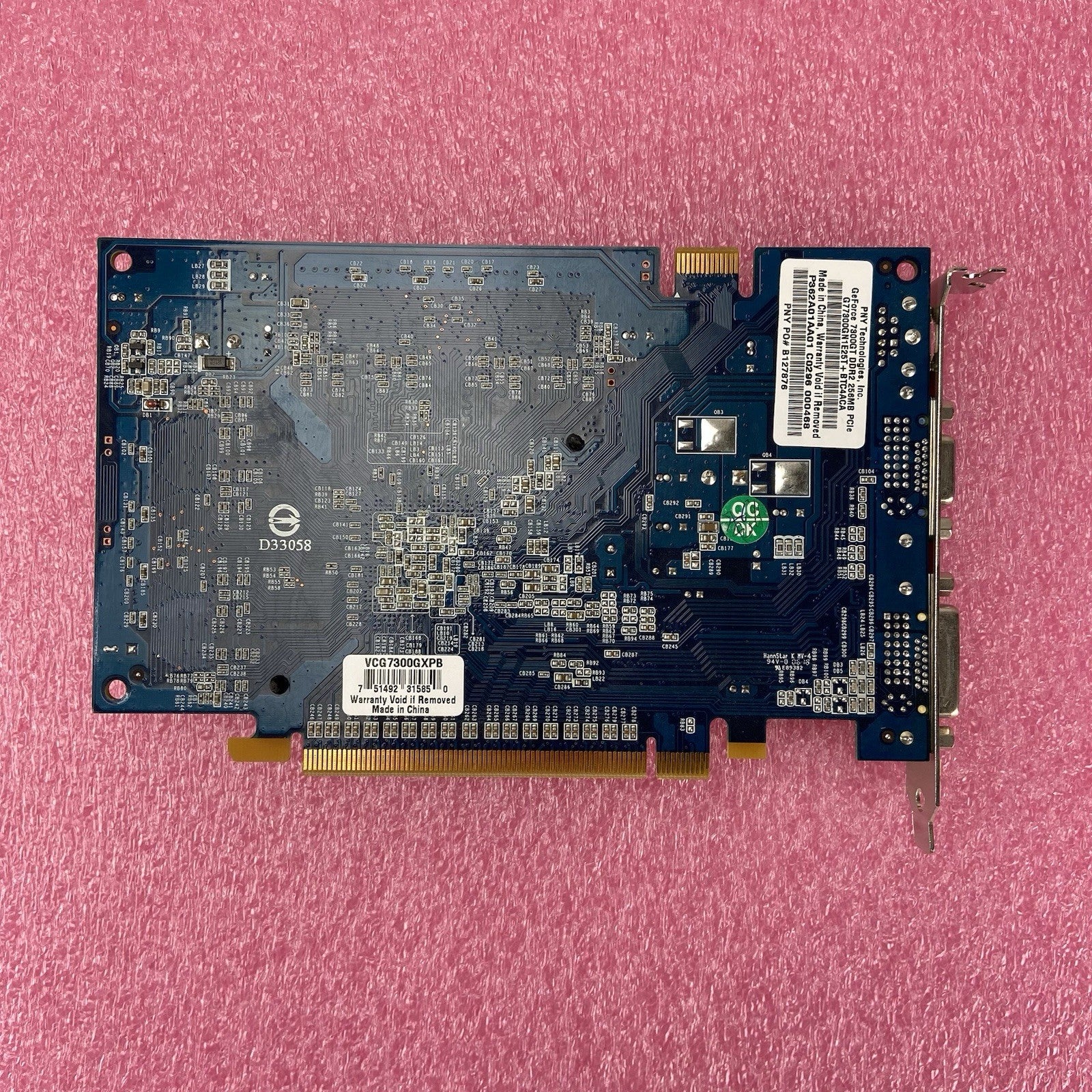 PNY GeForce 7800GT DDR2 256MB PCI Graphics Card6