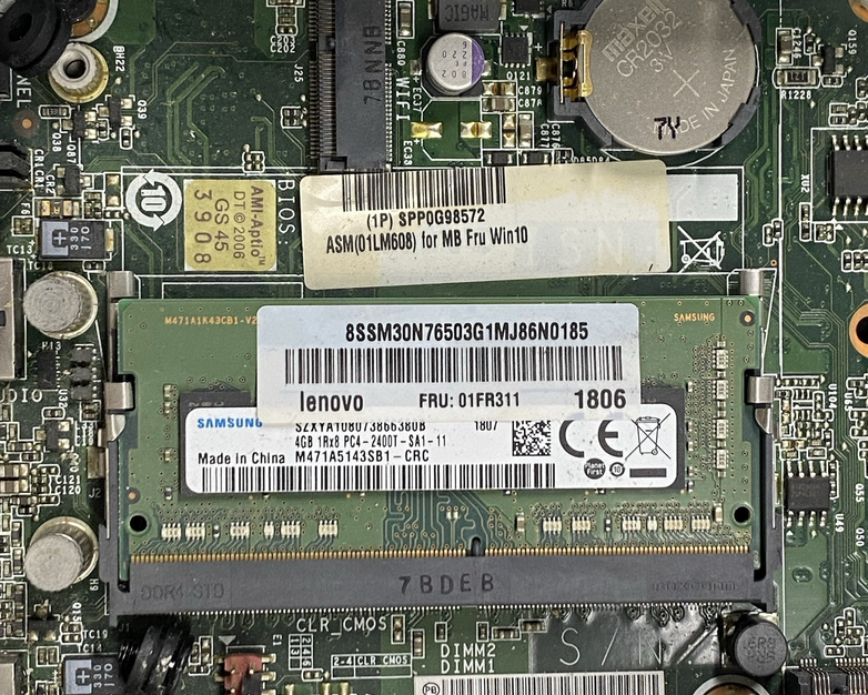 Lenovo ThinkCentre M715Q Micro AMD Pro A6-9500E 3.00 GHz 4 GB RAM No SSD/OS/AC