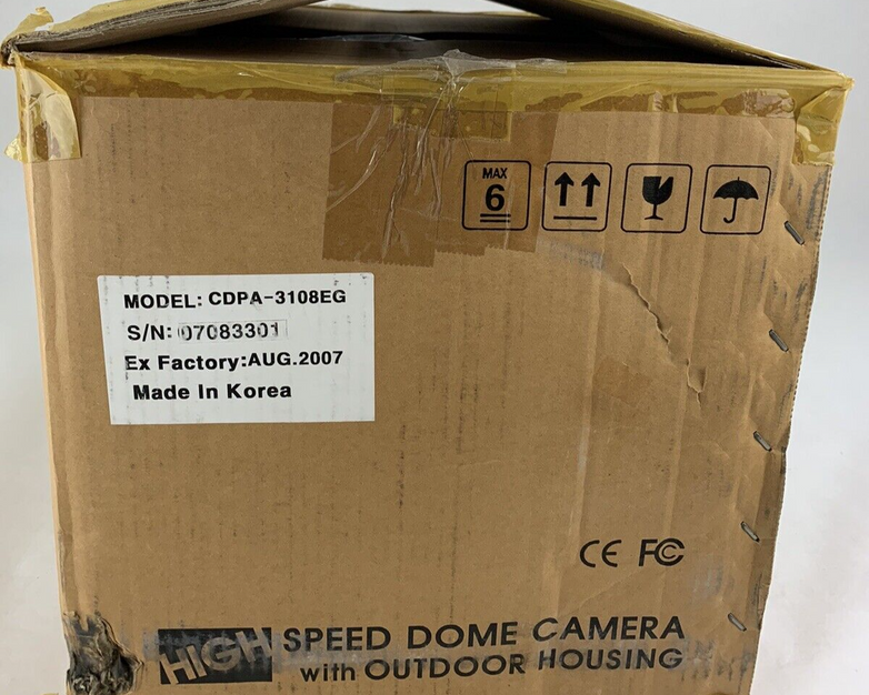 High Speed Dome Camera With Outdoor Outdoor Housing CDPA-3108EG