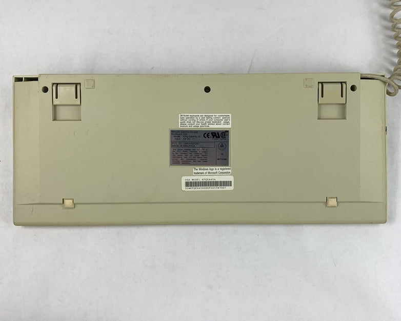 Mitsumi Electric KPQ-EA4YA-15 5 Pin DIN-Wired Mechanical Keyboard - Tested