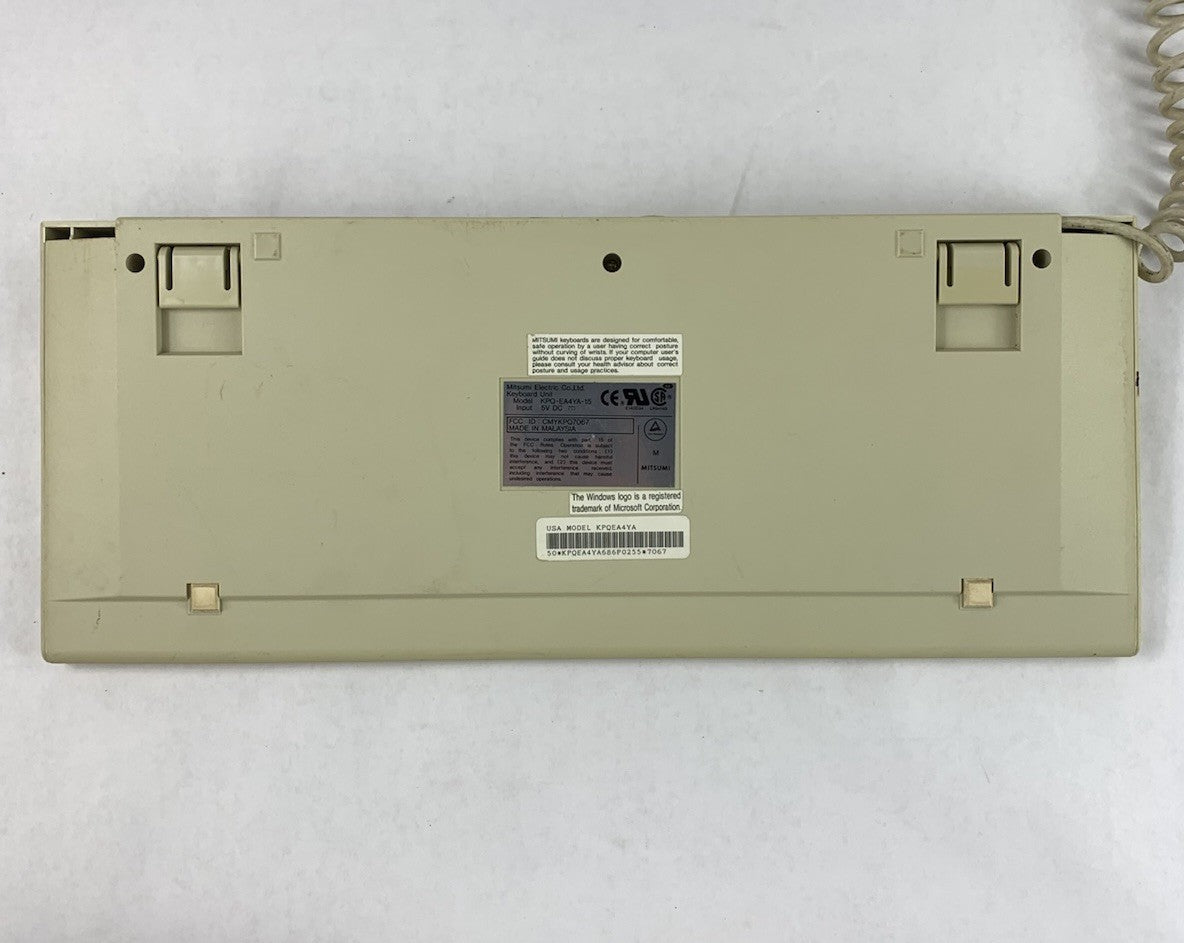 Mitsumi Electric KPQ-EA4YA-15 5 Pin DIN-Wired Mechanical Keyboard - Tested6
