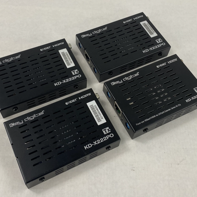 Key Digital KD-X222PO Tx Video Extender Power Tested Lot of 4