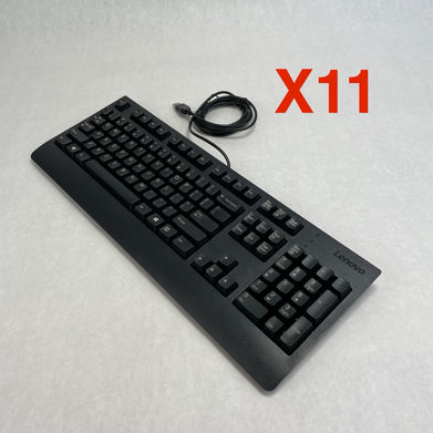 Lenovo  Sk-8827 00XH688 Traditional USB Desktop Keyboard Lot of 11