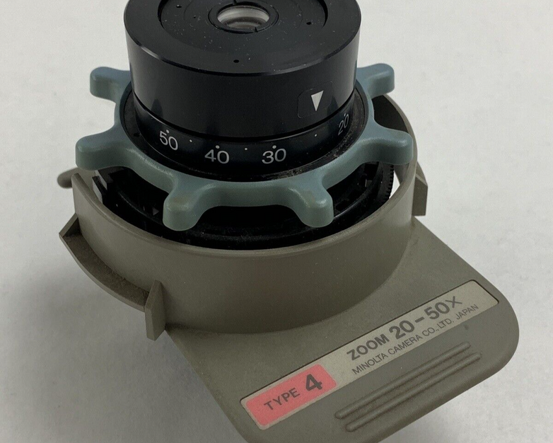 Minolta Camera Type 4 Zoom 20-50X DM38 Vintage OEM