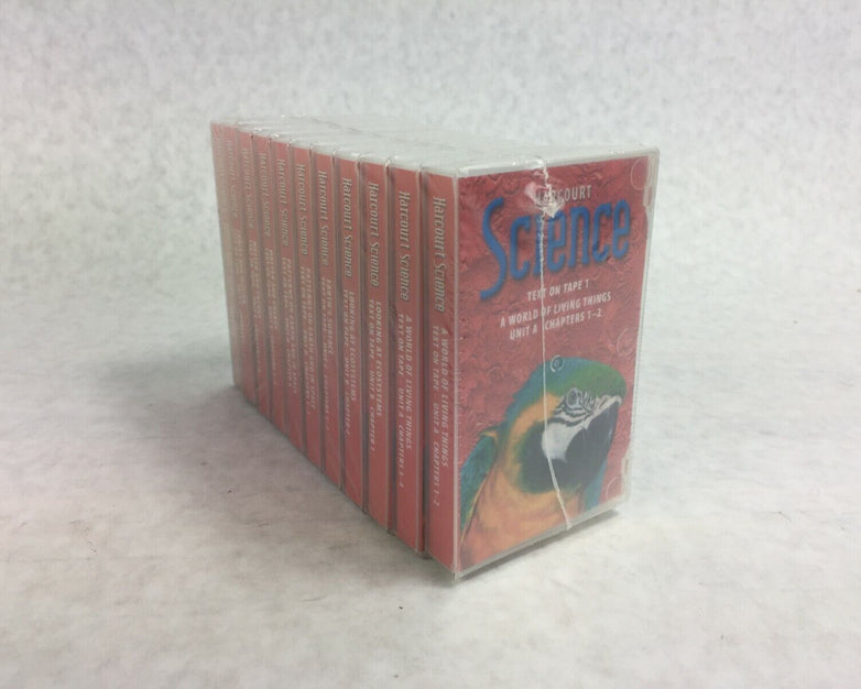 Harcourt Science Grade 4 Text On Tape Units A-F (Lot of 11)