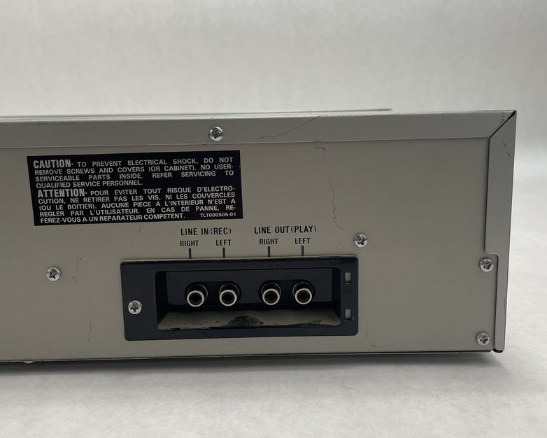 JVC KD-D20J Stereo Cassette Deck Tested For Parts