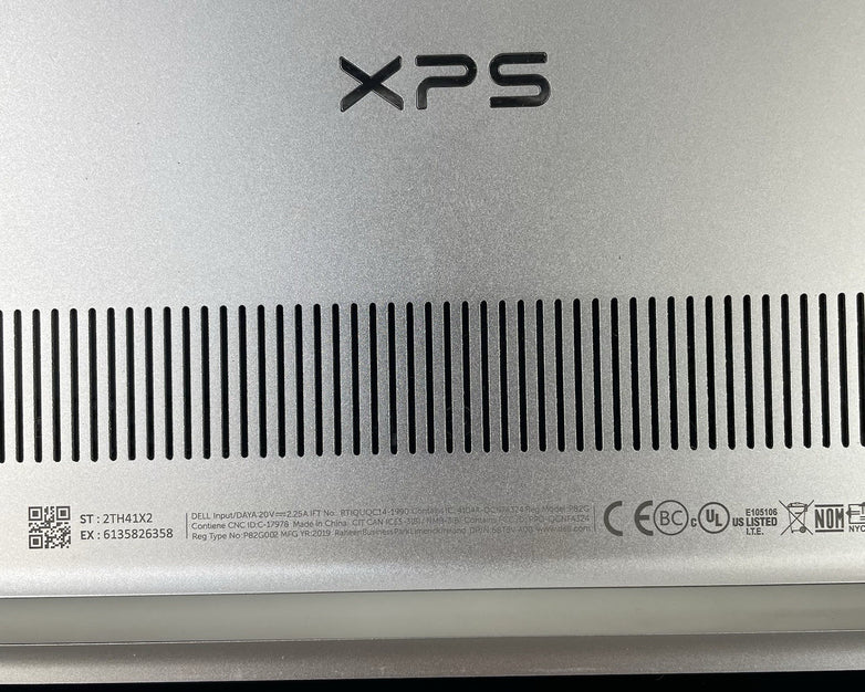 Dell XPS 13 9380 13.3" i5-8265U 1.60 GHz 8 GB RAM No SSD/OS/OS/AC