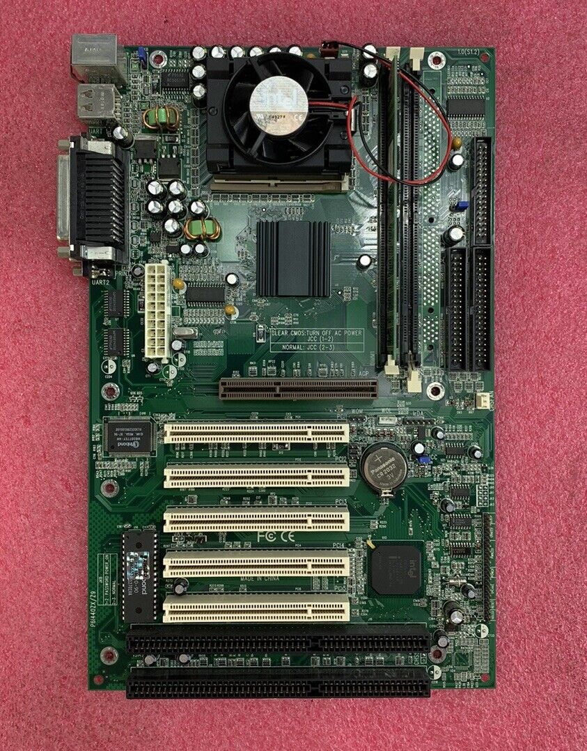 QDI P6I440ZX/Z9 Motherboard Intel Celeron 400MHz 64MB RAM w/ I/O Shield 2x ISA