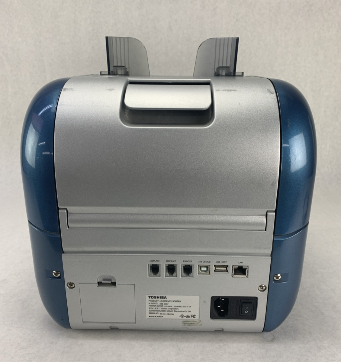 Toshiba IBS-200V Currency Discriminator Currency Sorter No Power Cord - Tested3