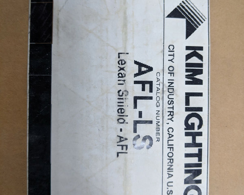 KIM LIGHTING AFL-LS Lexan Shield Cover for AFL Series lighting