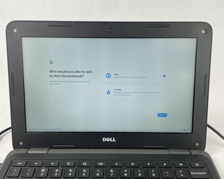 Dell Chromebook 11 3180 Intel Celeron N3060 1.60 GHz No-Touch 4 GB RAM 16 GB SSD