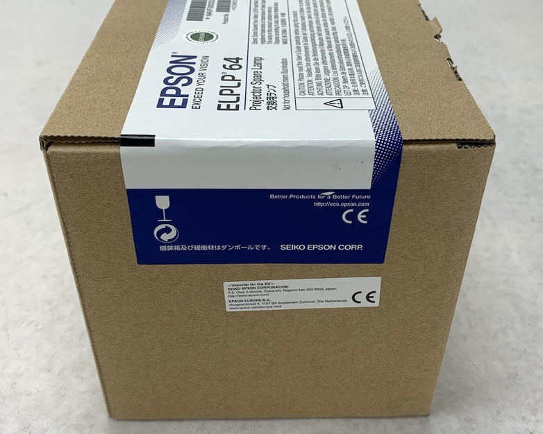 Epson ELPLP 64 OEM Projector Spare Lamp - New Sealed