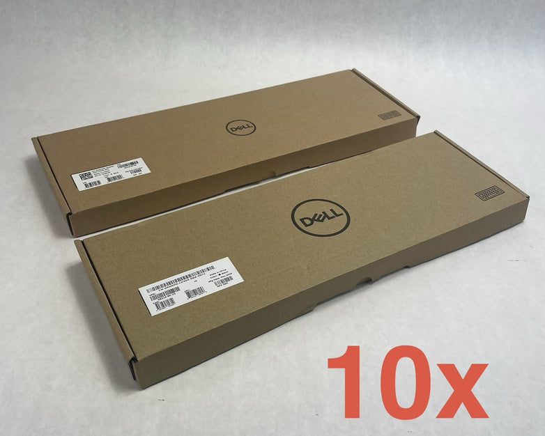 Dell OEM Wired USB Black Keyboard 0G4D2W 0RKR0N Mixed Lot of 10