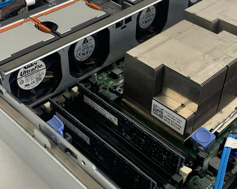 Dell Poweredge R710 Server 2x E5620 2.4 GHz 48 GB Ram Bad ODD No HDD No OS