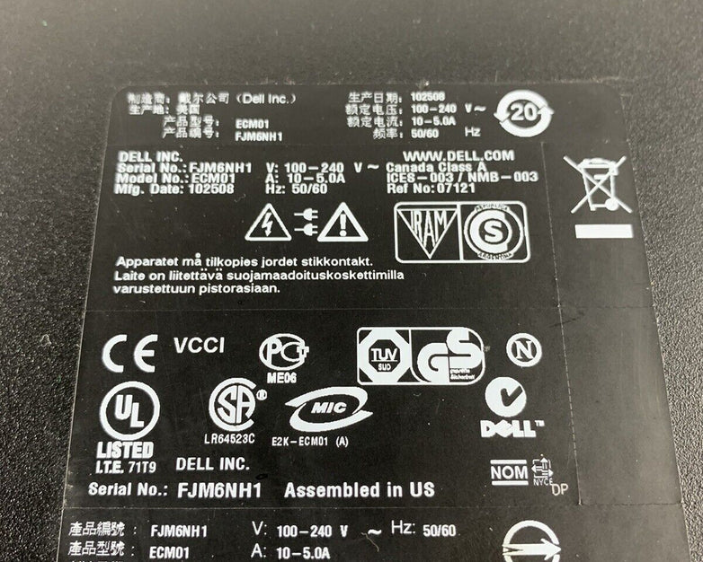 Dell PowerEdge 2900 X5260 3.3 GHz 24 GB RAM No HDD No OS
