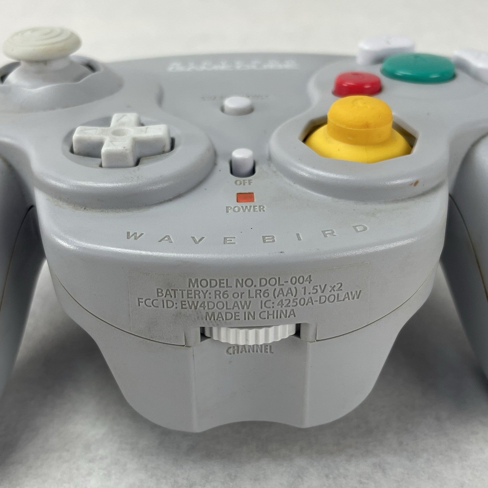 Nintendo DOL-004 GameCube Wireless WaveBird Controller Only No Reciver Untested3