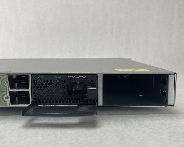Cisco Catalyst WS-C3850-48T-S 48 Port 1X PSU Tested Reset