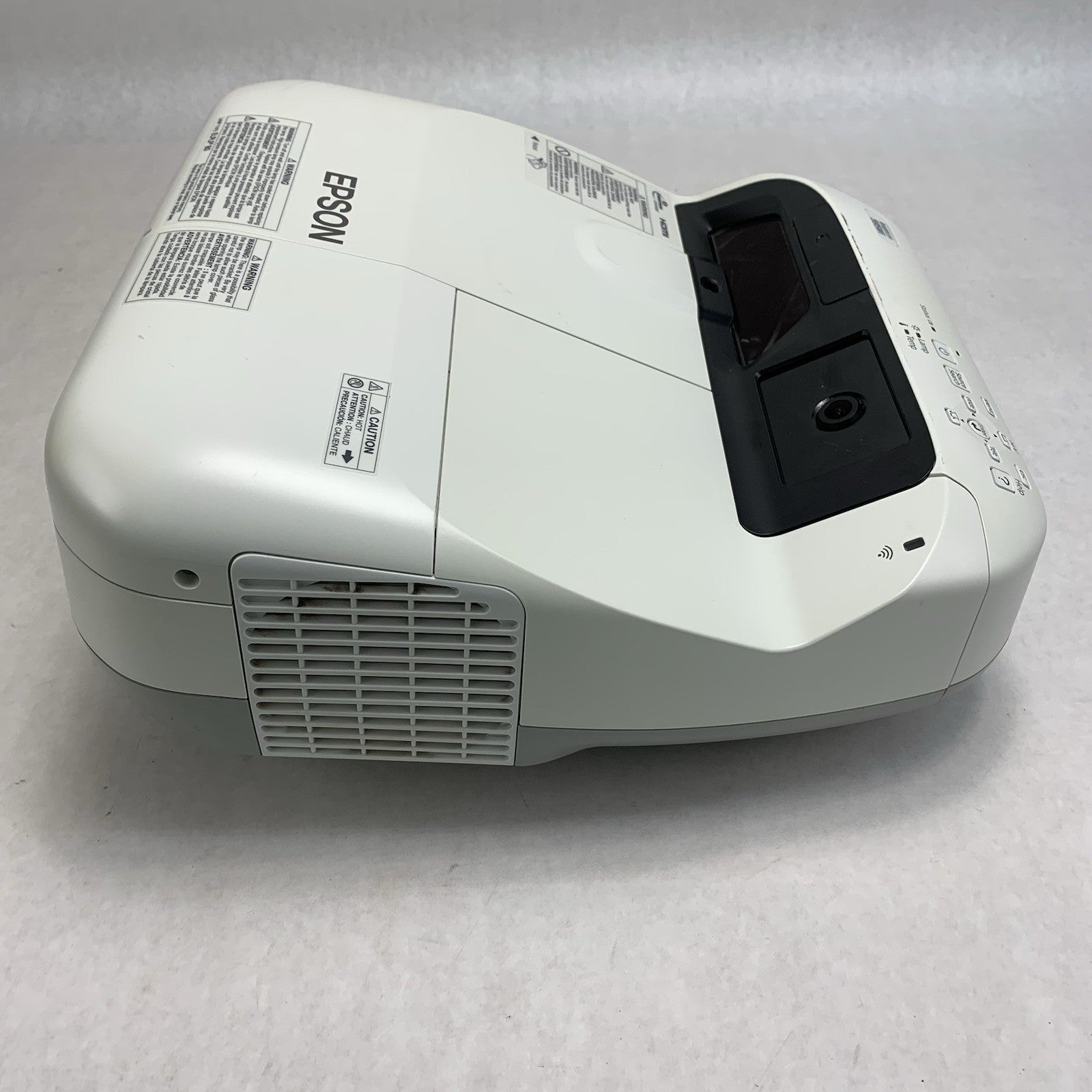 Epson H599A BrightLink 595Wi LCD Lamp Projector 2750 Lamp Hours - No Remote2