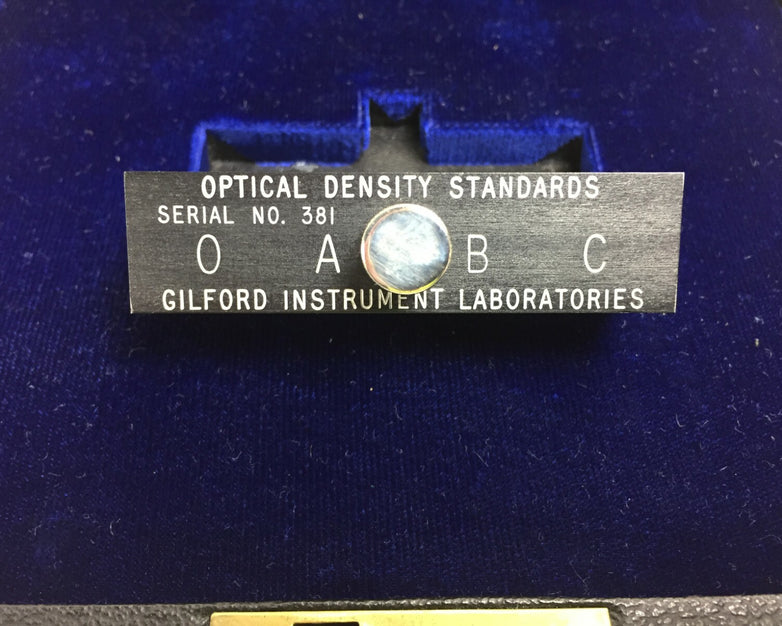Gilford Instrument Laboratories 202 Optical Density Standards