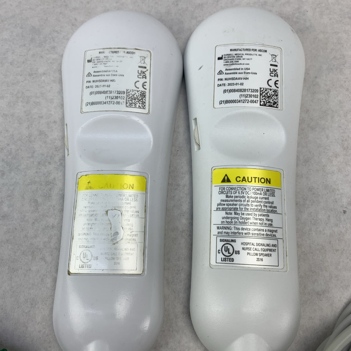 Curbell Medical NUHSDAAV Gen4 Nurse Call Handheld Pendant for Ascom - Lot of 26