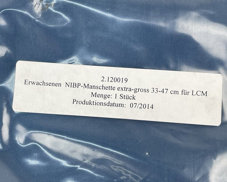 Calibrated V-LOK Cuff (33-47cm) Baumanometer Schiller 2.120019 Change 76348582