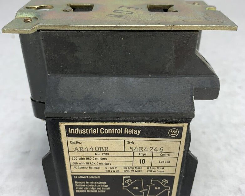 WestingHouse Industrial Control Relay AR440BR