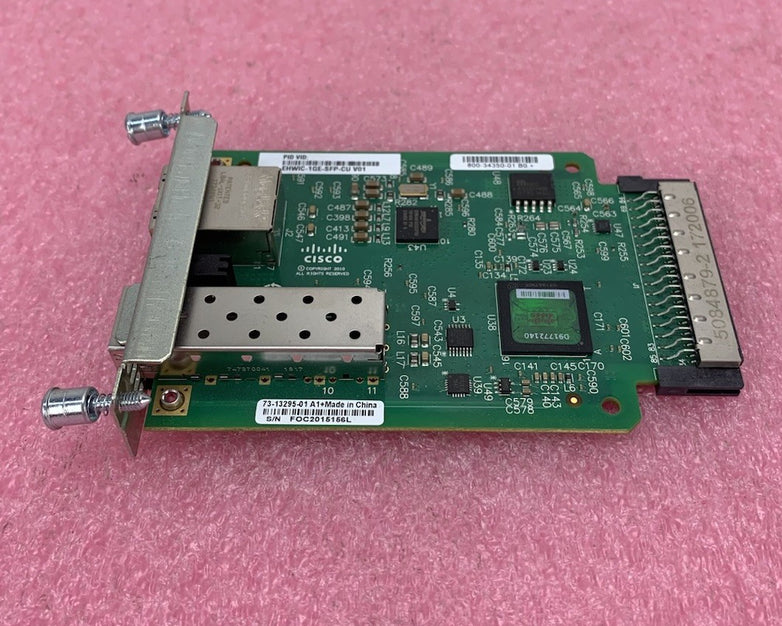 Cisco EHWIC-1GE-SPF-CU V01 Gigabit Ethernet High-Speed WAN Card