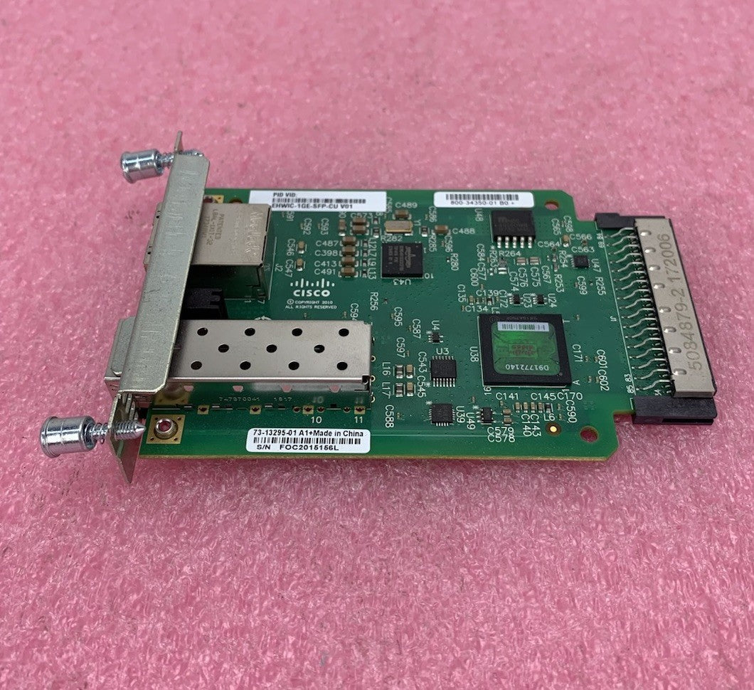 Cisco EHWIC-1GE-SPF-CU V01 Gigabit Ethernet High-Speed WAN Card1