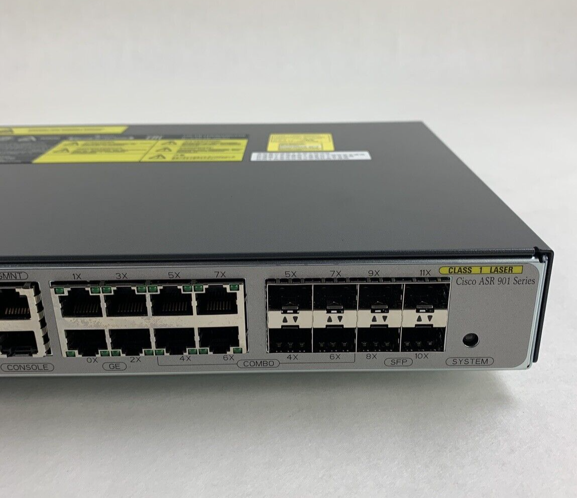 Cisco A901-4C-F-D 8-Port Ethernet Services ASR 901 Series Router Box Opened