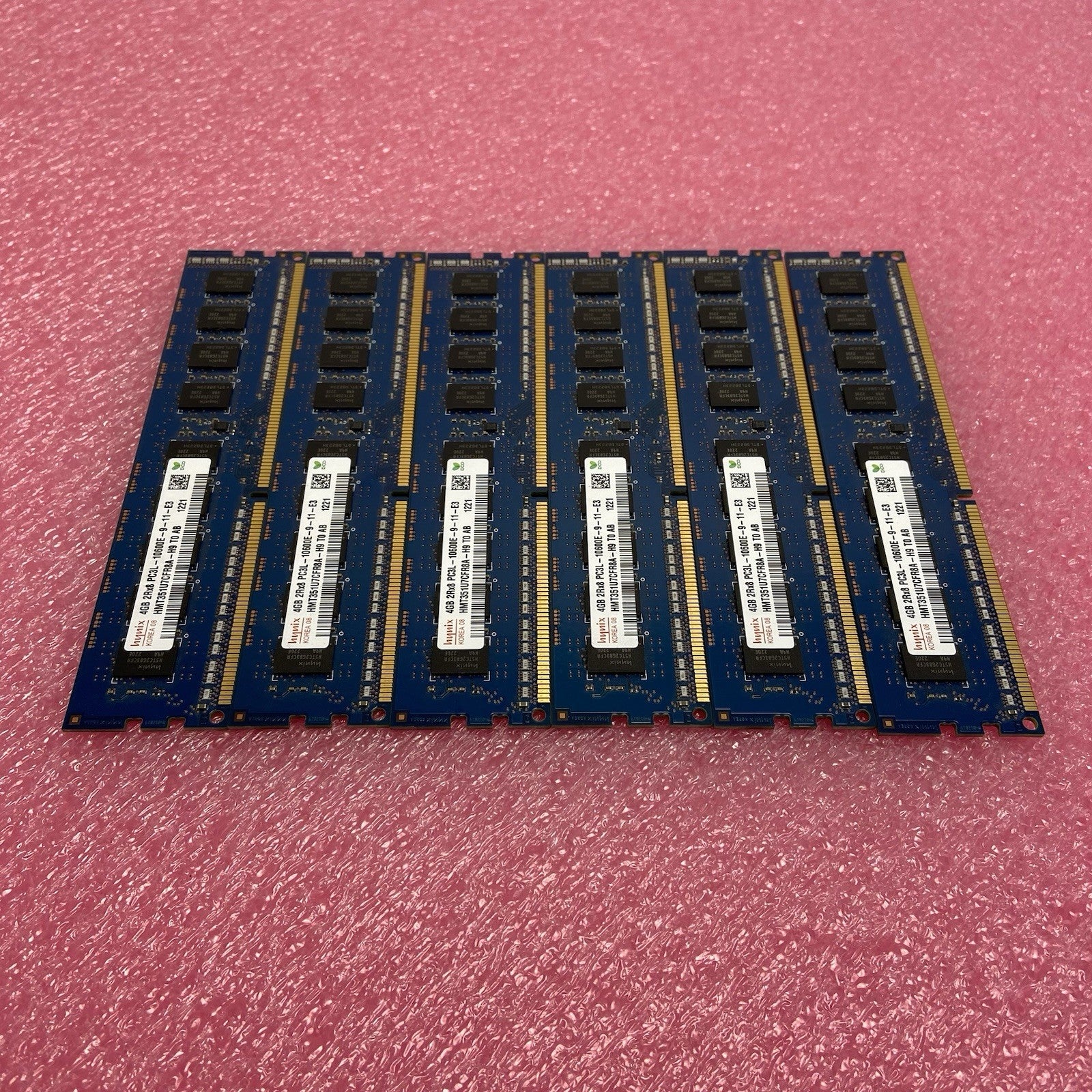 Hynix 4GB 2Rx8 PC3L-1600E-9-11-E3 HMT351U7CFR8A-H9 T0 AB Kit of 24GB 2