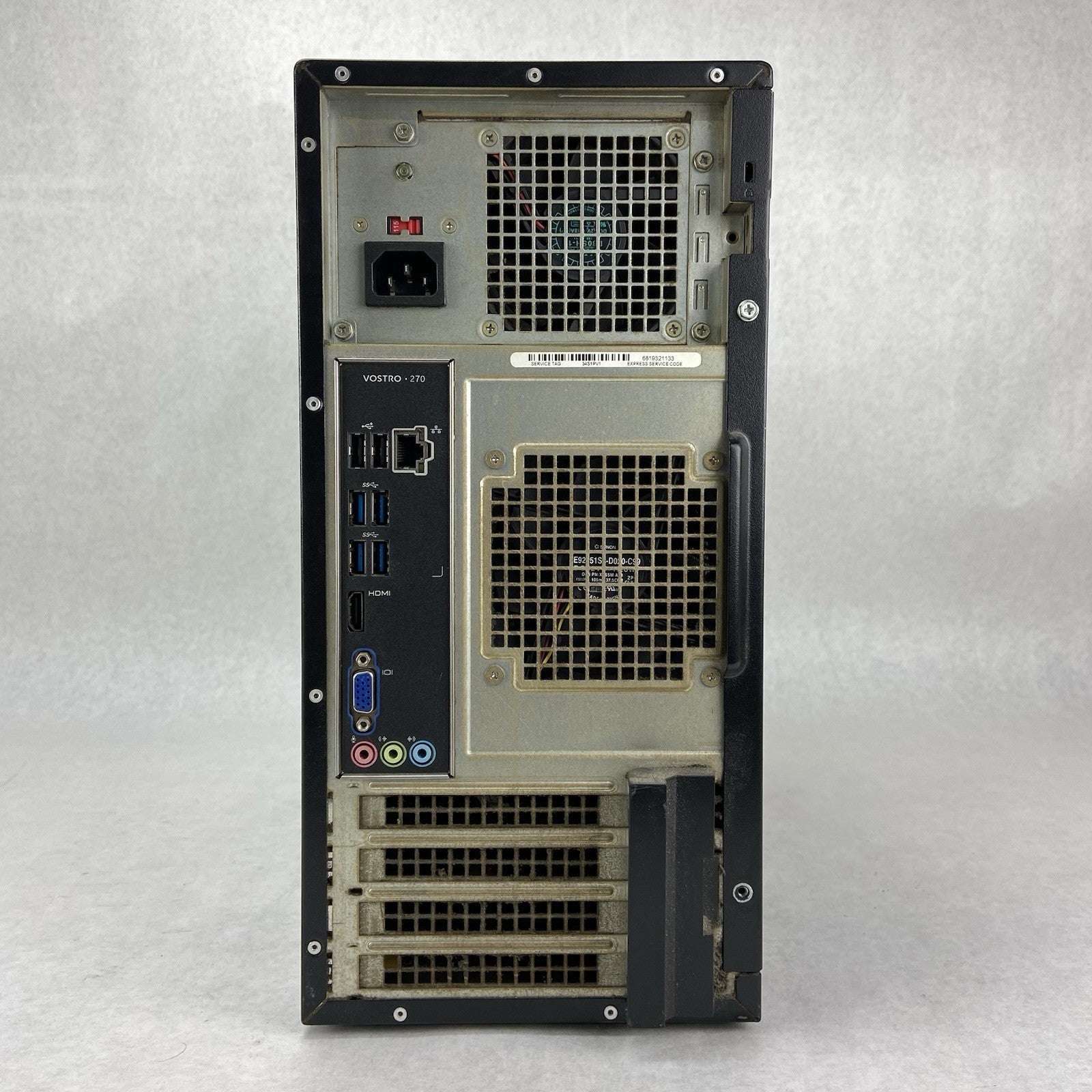 Dell Vostro 270 MT Intel Core i3-3220 3.3GHz 4GB RAM No HDD No OS5