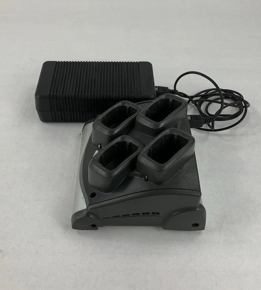Symbol SAC9000-4000 4-Bay Battery Charger w/PWRS-14000-241R Power Supply