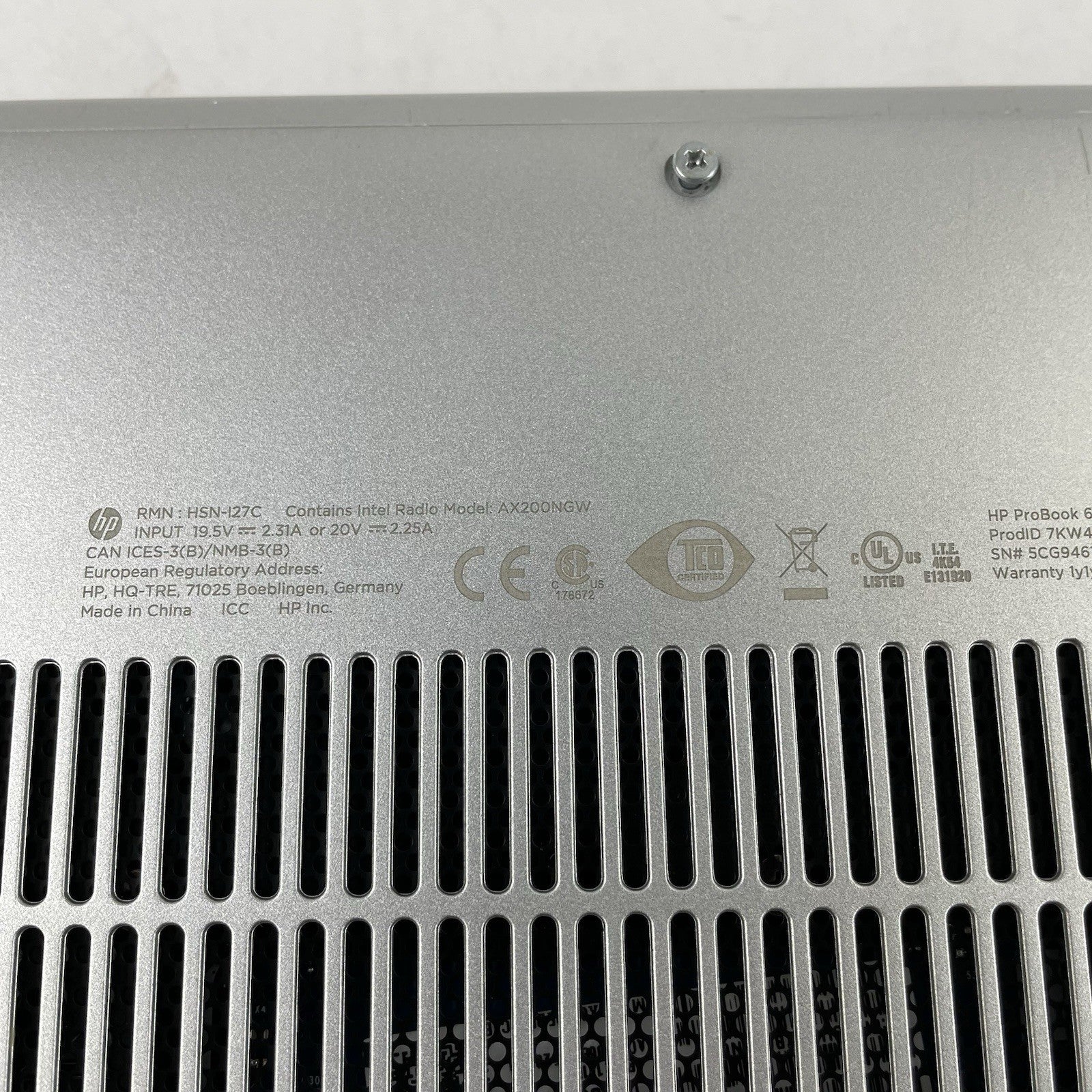 HP ProBook 650 G5 15.6" i5-8265U 1.60 GHz 8 GB RAM No SSD/OS/AC/Batt - Scratched14