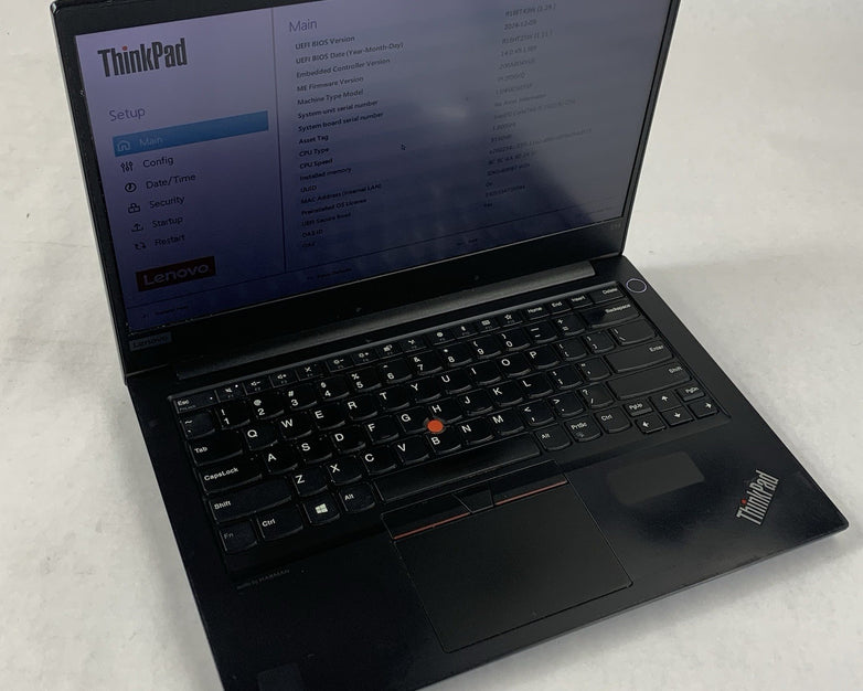 Lenovo ThinkPad E14 14" Gen 1 Laptop i5-10210U 1.6 GHz 8 GB RAM No OS/SSD/AC