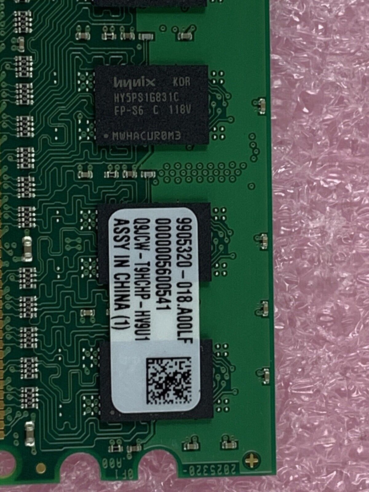 Kingston KVR800D2E6/1G 1GB 1.8V RAM