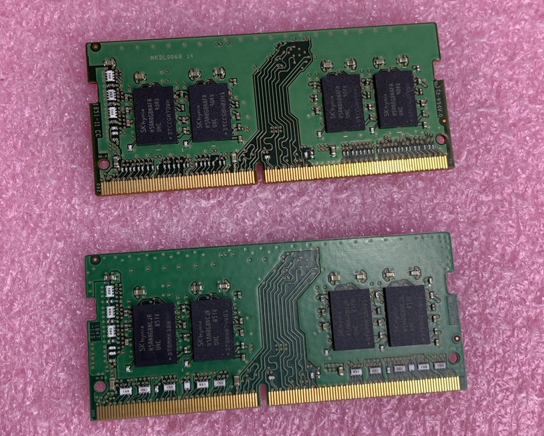 SK Hynix 8GB DDR4 PC4-2400T Laptop RAM HMA81GSAFR8N-UH - Lot of 2 - Tested