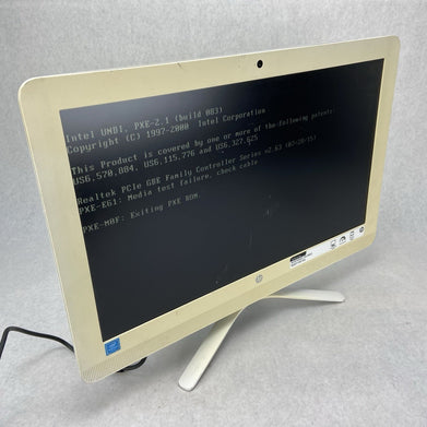 HP 22-B016 AIO Intel Pentium J3710 1.6GHz 4GB RAM No HDD No OS