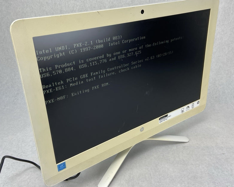 HP 22-B016 AIO Intel Pentium J3710 1.6GHz 4GB RAM No HDD No OS