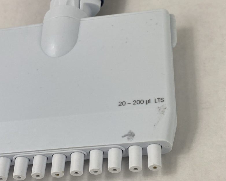 Rainin L200 Pipetlite 20-200 µL LTS 12-Channel Handheld Manuel Pipette