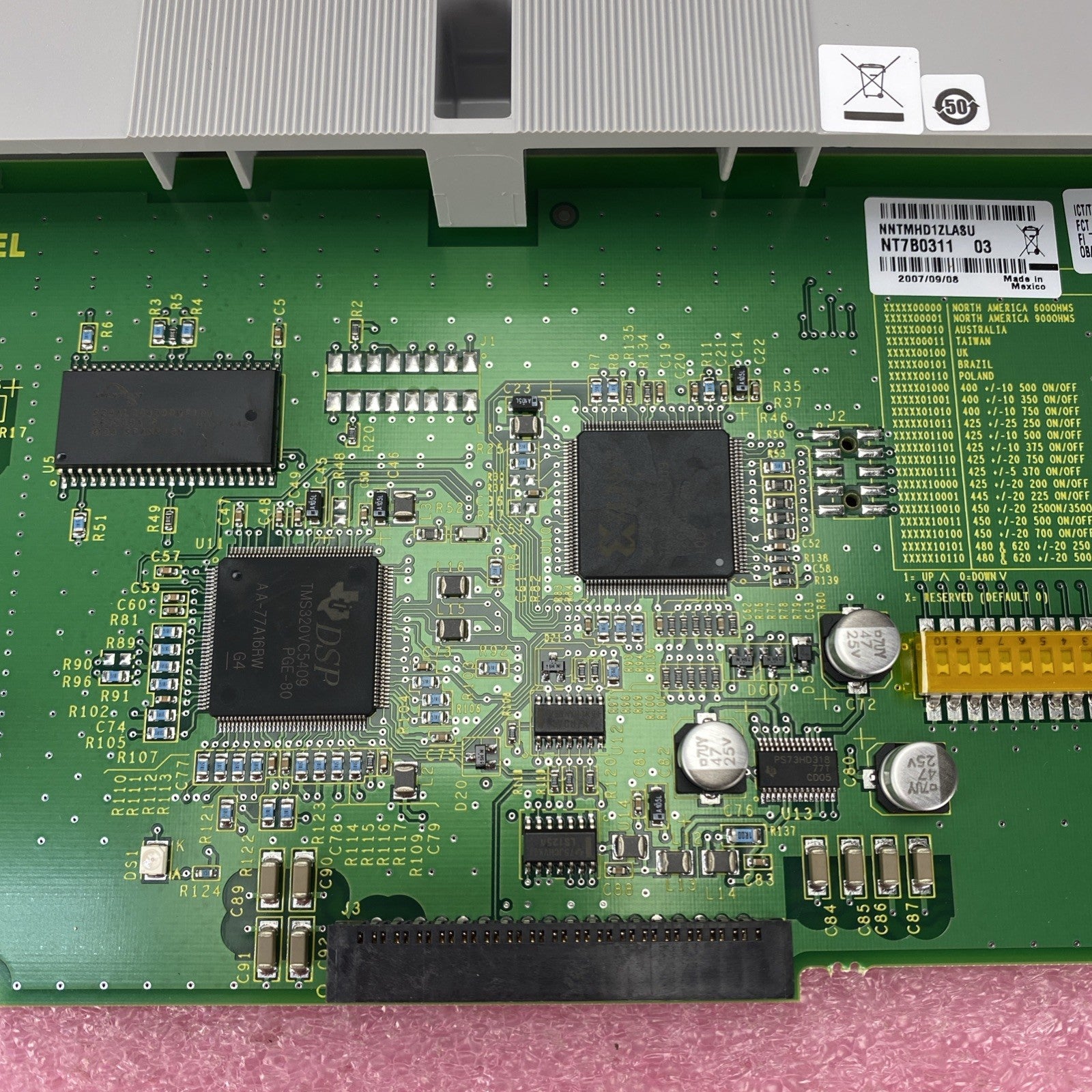 Nortel NT7B69AAAC Trunk Card8
