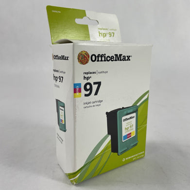 OfficeMax C9363WN HP 97 Tri-Color Ink Printer Cartridge Open Box