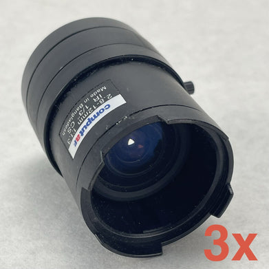 Computar 2.8-12mm 1:1.3 1/3" CS Security Camera Lens Lot of 3