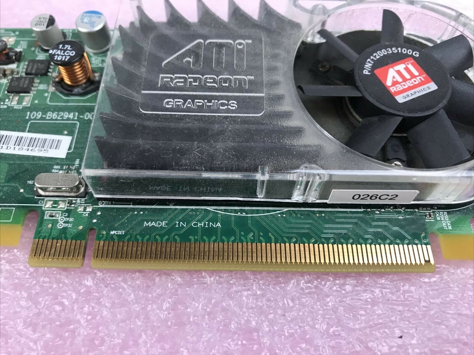 ATI Radeon B629 109-B62941-00 PCI-E Video Graphics Card 4.F3 (Lot of 5)