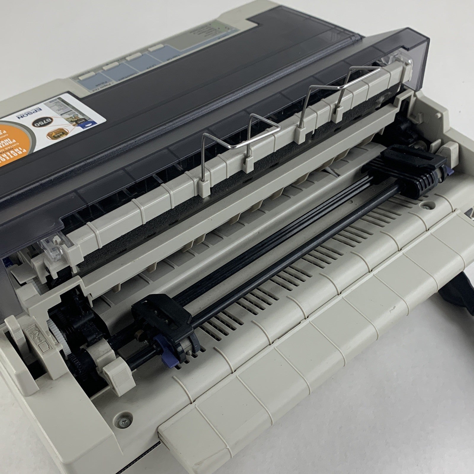 Epson LX-300+II P170B Dot Matrix 9-Pin Printer Bad Paper Feed Tested No Ribbon