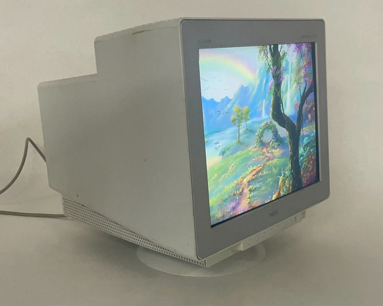 NEC FE770 MultiSync 16' CRT VGA Computer Monitor Tested