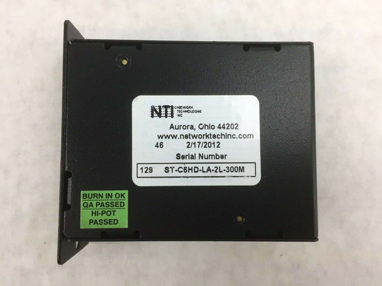 NTI Xtendex Local Unit HDMI ST-C6HDMI-LA-2l-300M - 2 IR Outs CATx-2 with adapter