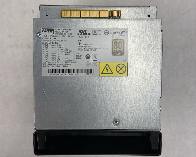 Power Supply Lenovo FRU 54Y8909 Model AcBel SP50A33626 for Thinkstation P500/510