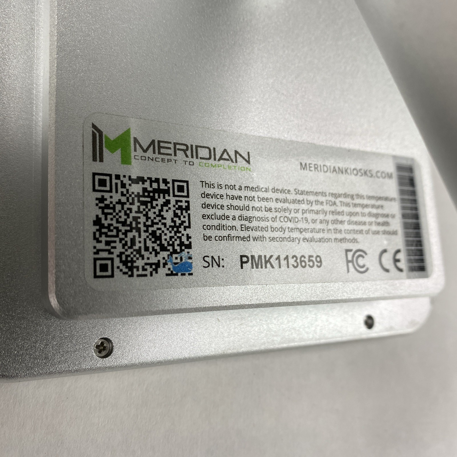 Meridian PMK113659 Personnel Management Kiosk Tested