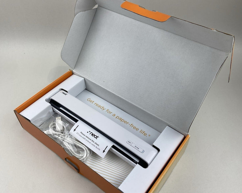 Neat NM-1000 Portable Scanner Receipt Documents With Box, USB