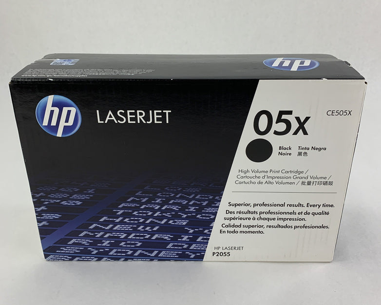 HP CE505X Laserjet Toner 05X Black Toner Cartridge OEM Box Sealed New